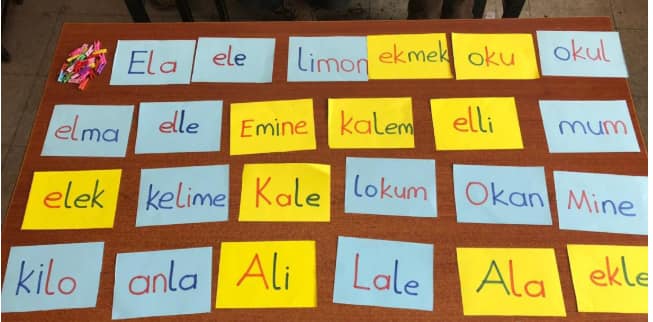 çocuklarda kolay okuma yazma 