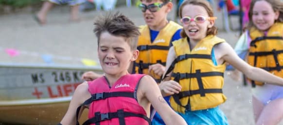 yaz için çocuklara ders