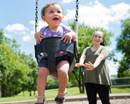 bahar aylarında bebekle açık hava