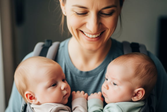 İkiz bebek ilk altı ay