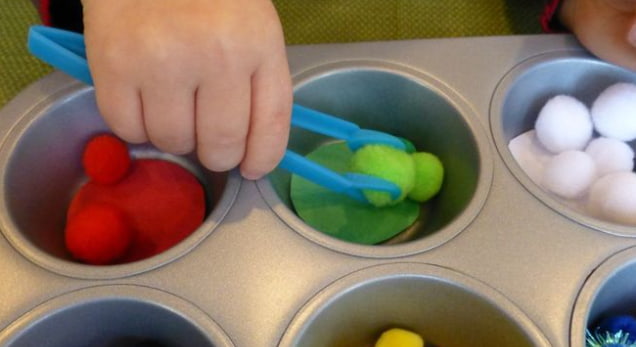 Montessori ince motor materyalleri
