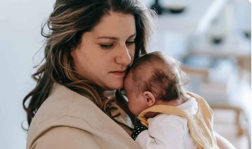 anne stresi bebek